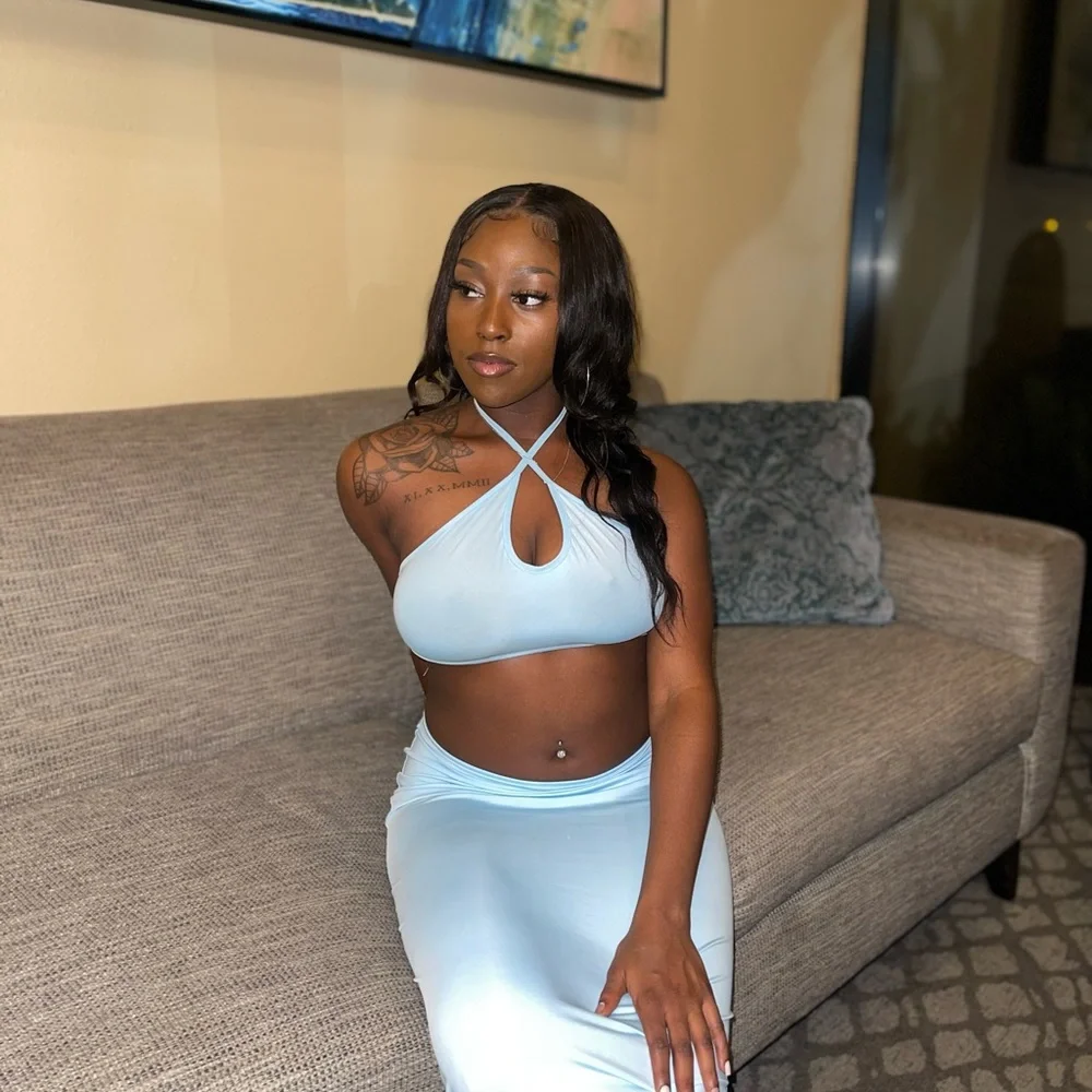 Rae Bandz BLUE Illusion Dress 🌀🦋. (Recommended) - Picture 3 of 4